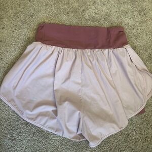 ZYIA Active Running Shorts Athletic‎ High Waist Mauve Pink Size M